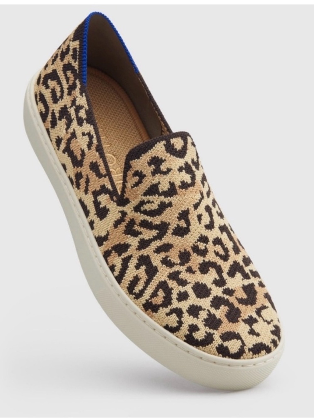 Rothy’s Leopard Print Slip-On Sneaker